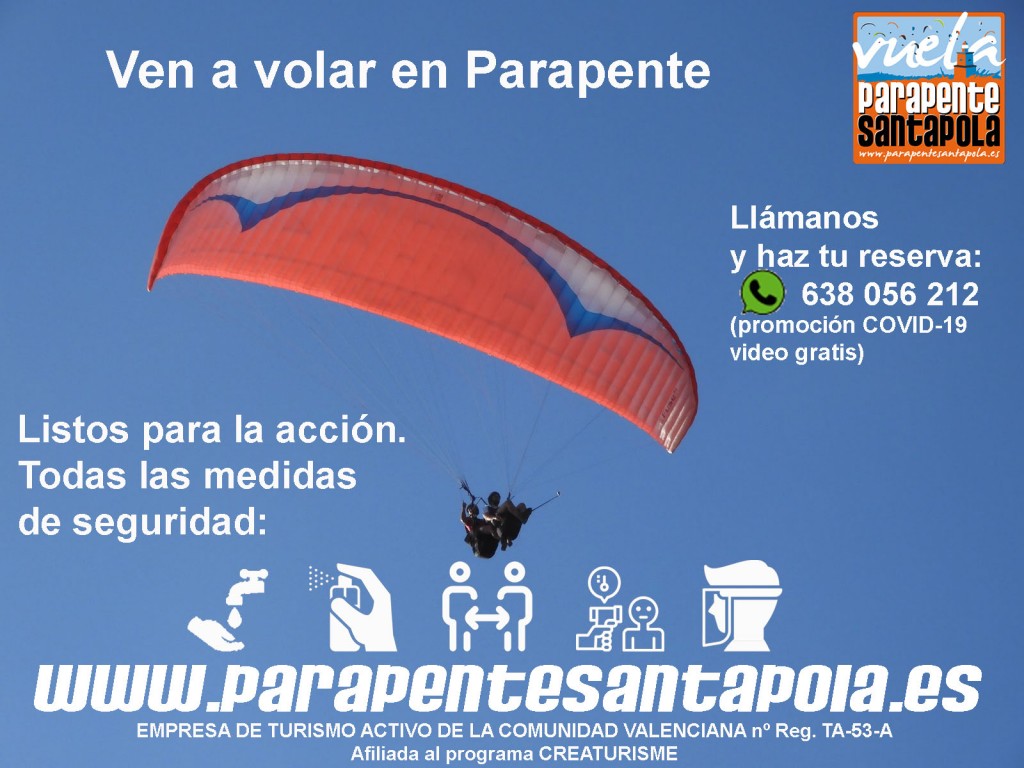 Parapente Santa Pola - Alicante